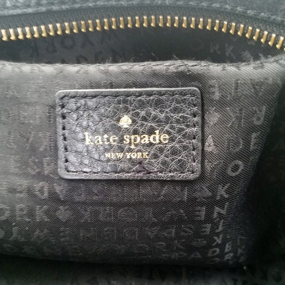 Kate Spade New York Black Pebble Leather Tassel Ca - Picture 12 of 16